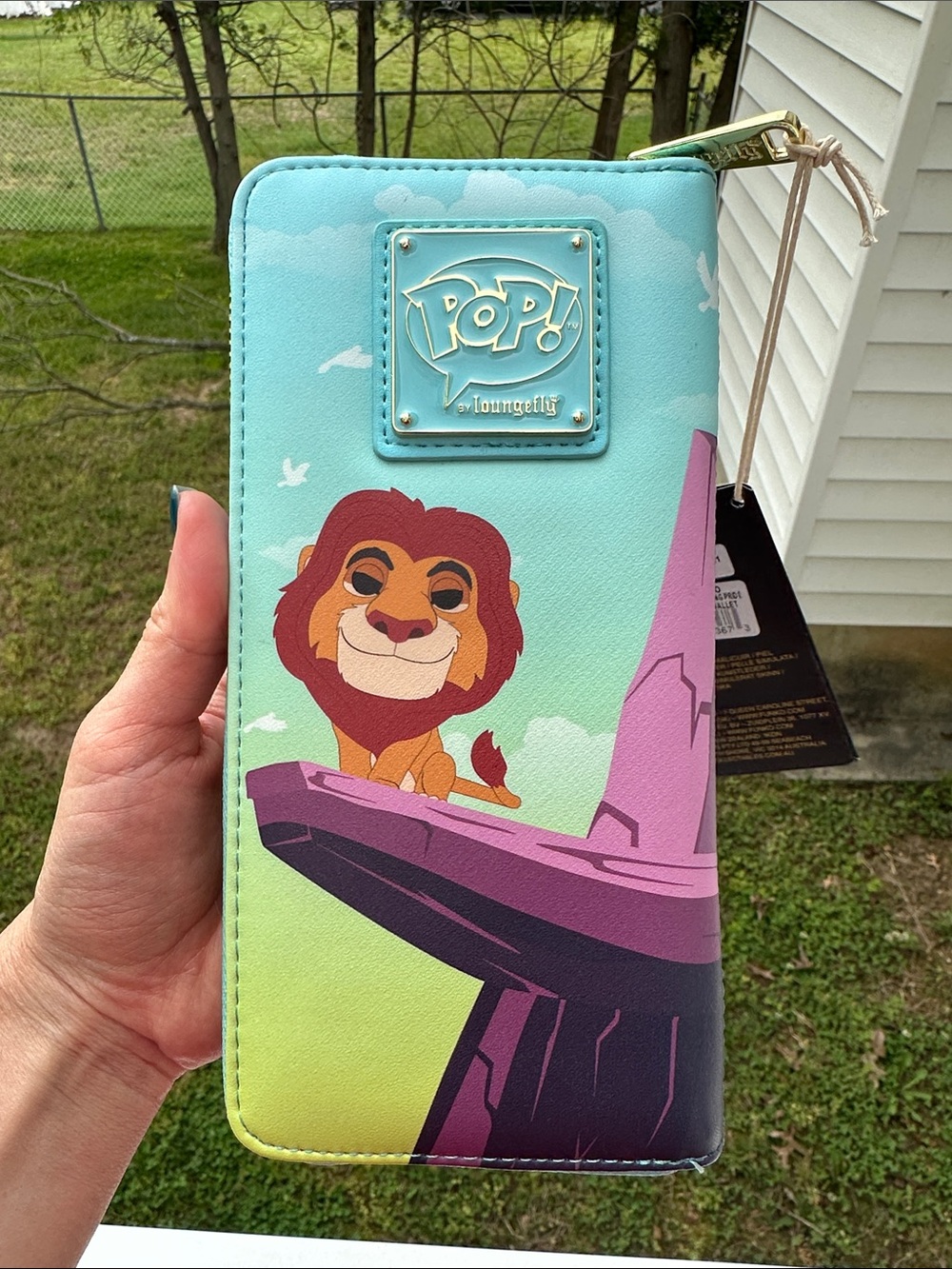 Loungefly Licensed Pop! Disney Lion King Pride Rock Zip Around Wallet NWT